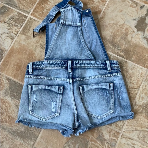 Forever 21 overalls denim destroyed - Picture 4 of 7